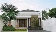 ilustrasi rumah 1 lantai 2024 by dekorrumah.net