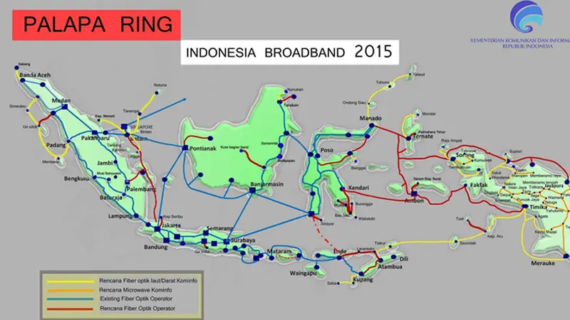 IIF Pimpin Pendanaan Proyek Palapa Ring Paket Tengah