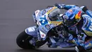 Alex Marquez harus puas menempati posisi keenam pada sesi Kualifikasi 2 MotoGP Jerman. Tampak dalam foto, pembalap MotoGP asal Spanyol dari tim BK8 Gresini Racing MotoGP, Alex Marquez saat sesi latihan Grand Prix motor MotoGP Jerman di di Sirkuit Sachsenring, Hohenstein-Ernstthal, Chemnitz, Jerman, 12 Juli 2025. (Ronny Hartmann/AFP)