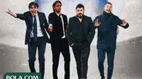 Serie A - Andrea Pirlo, Filippo Inzaghi, Simone Inzaghi, Gennaro Gatusso, Roberto De Zerbi (Bola.com/Adreanus Titus)