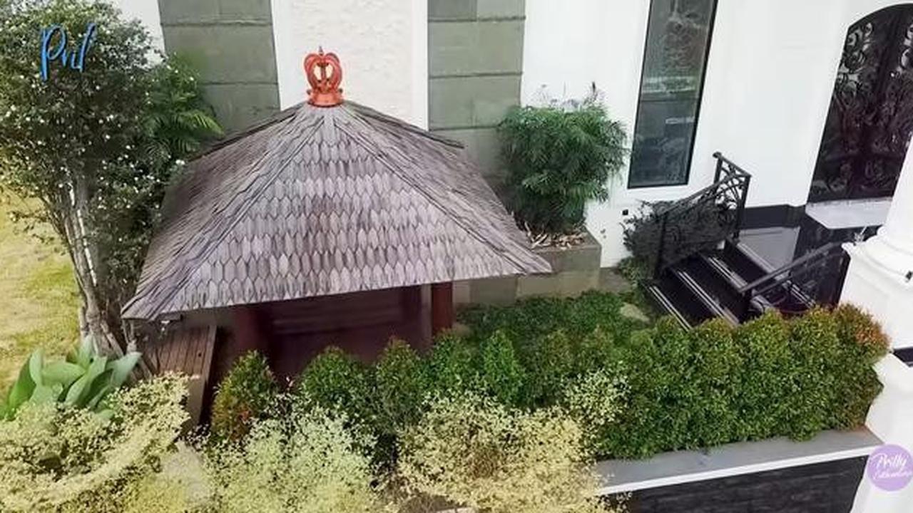 Intip Kemegahan Potret Pagar dan Taman Rumah Prilly Latuconsina, Klasik dan Asri