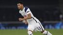 Dane Scarlett. Striker Tottenham Hotspur berkebangsaan Inggris ini menjalani debutnya di Premier League saat berusia 16 tahun, 10 bulan dan 14 hari dalam laga melawan West Bromwich Albion pada 7 Februari 2021. Ia masuk sebagai pemain pengganti di penghujung laga. (AFP/Adrian Dennis)
