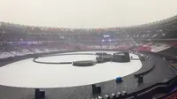Simak tampak panggung Closing Ceremony Asian Games 2018 (Liputan6/Adinda Wardhani)
