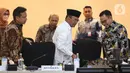 Rapat dihadiri Menteri Kesehatan Budi Gunadi Sadikin, Wakil Menteri Agama Saiful Rahmad Dasuki dan Kepala Badan Kependudukan dan Keluarga Berencana Nasional (BKKBN) Hasto Wardoyo. (Liputan6.com/Angga Yuniar)