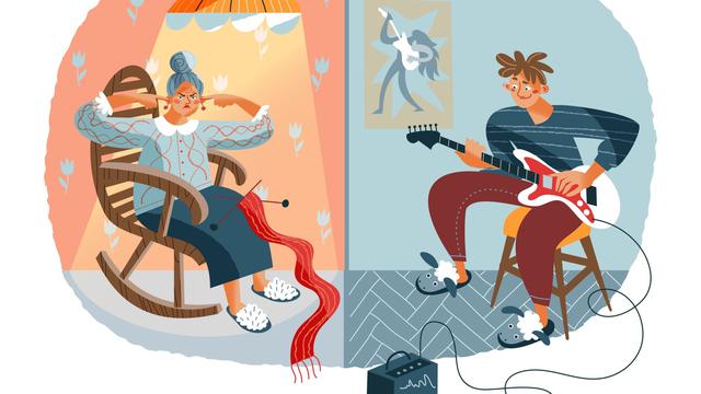 Ilustrasi tetangga berisik, gaduh