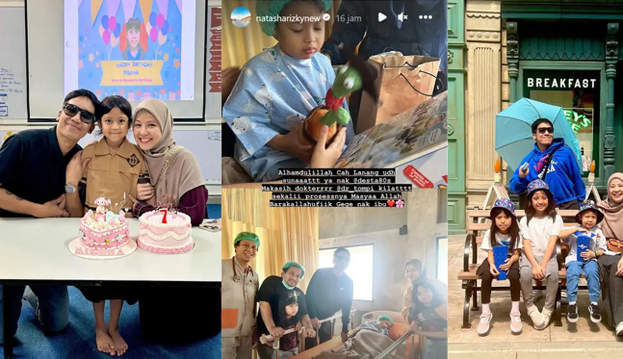 Meski telah bercerai, mantan pasangan suami istri Desta dan Natasha Rizky kerap menarik perhatian publik. Keduanya masih tetap kompak demi membesarkan anaknya secara bersama-sama. Berikut potret Desta dan Natasha yang tetap kompak setelah cerai. [Instagram/desta80s]