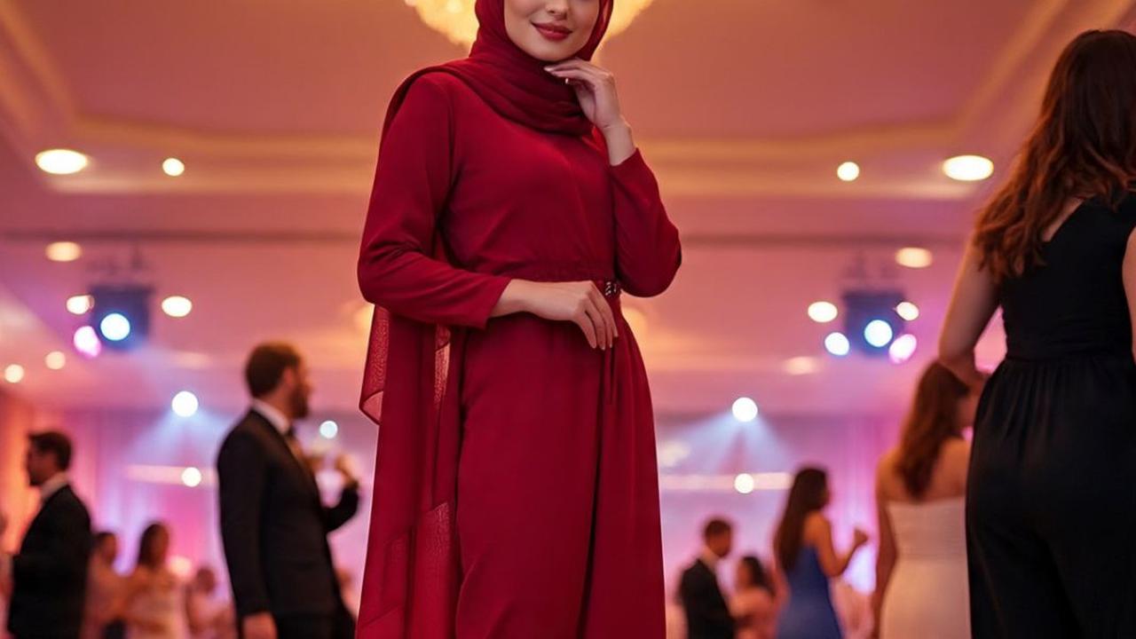 12 Model Busana Muslimah 1 Warna yang Lagi Tren di 2025, Tampil Kekinian Pancarkan Keanggunan