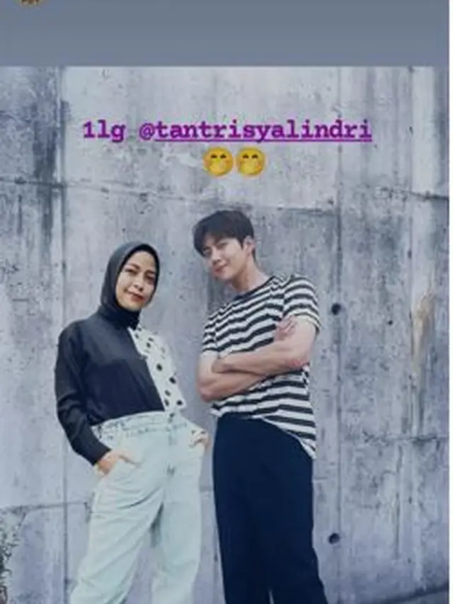 7 Editan Foto Tantri Kotak Bareng Kim Seon Ho Ini Kocak