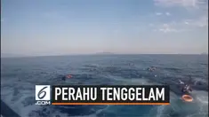 Laut Turki menghempaskan perahu yang membawa puluhan Imigran tujuan daratan Yunani, Delapan orang tewas dalam insiden ini.