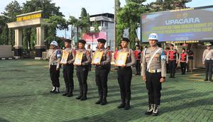 Sebanyak empat personel Polres Sukabumi dipecat atau dikenakan sanksi Pemberhentian Tidak Dengan Hormat (PTDH) dengan berbagai pelanggaran. (Foto: Liputan6.com/Fira Syahrin).