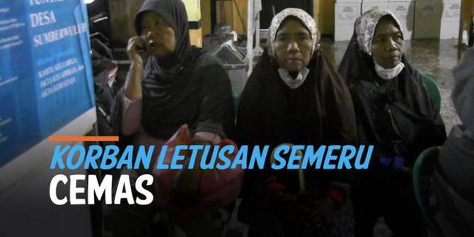 VIDEO: Begini Situasi Pengungsian Korban Letusan Gunung Semeru