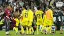 <p>Villarreal kembali samakan skor lewat Jose Luis Morales menjadi 2-2. Samuel Chukwueze pastikan kemenangan Villarreal usai manfaatkan umpan Alex Baena sehingga skor menjadi 3-2. (AP Photo/Jose Breton)</p>