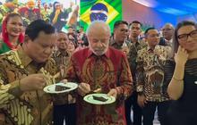Momen Prabowo dan Presiden Brasil Lula da Silva Rayakan Ulang Tahun Bareng di Istana