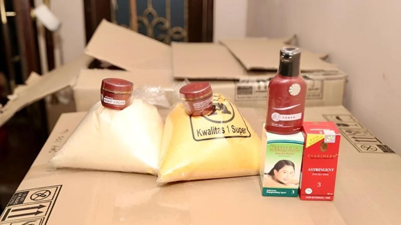 Polisi Bongkar Kosmetik Ilegal Mengandung Merkuri dan Hidrokuinon di Produk Kecantikan Ini