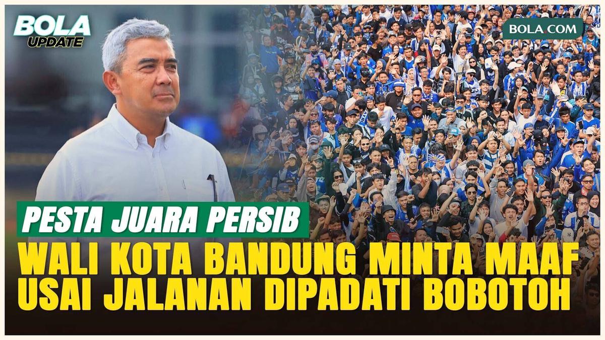 Wali Kota Bandung Minta Maaf usai Konvoi Juara Persib Lumpuhkan Jalanan