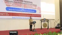 Hadi Prabowo, Sekretaris Jenderal Kementerian Dalam Negeri menyinggung soal pengangguran saat Indonesia bakal mencapai bonus demografi (Aditya Eka Prawira/Liputan6.com)