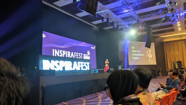 Acara InspiraFest 2024 pada Sabtu (9/11/2024). (Foto: Liputan6.com/Satrya B)