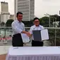 PT Goodyear Indonesia Tbk (Goodyear) menjalin kerja sama dengan PT Transportasi Jakarta (Transjakarta) dalam pengelolaan serta pelatihan penatalaksanaan serta perawatan ban. (Septian/Liputan6.com)