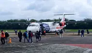 Penerbangan Bandara Sampit Kembali Beroperasi Usai Sebulan Terdampak Asap