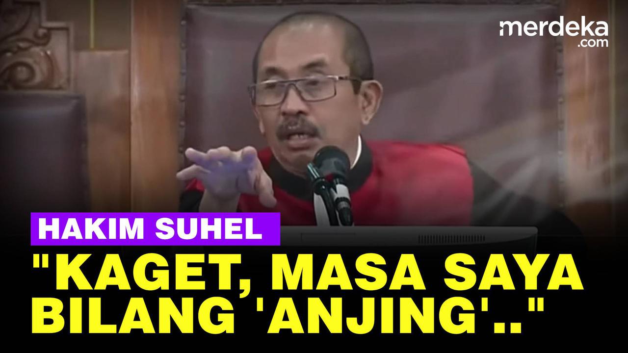VIDEO: Hakim Suhel Kaget Lihat Judul Sebut Dirinya Bilang 'Anjing' di Sidang Sambo Cs