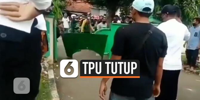 VIDEO: Jebol Pintu Gerbang TPU, 2 Orang Diamankan Polisi