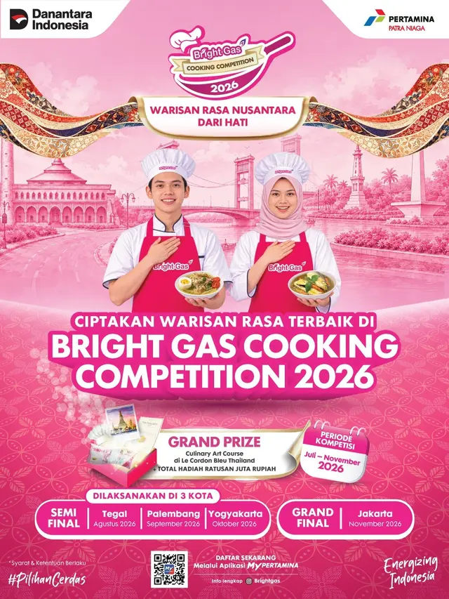 Bright Gas Cooking Competition 2026 siap hadir di Yogyakarta.