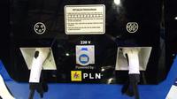 Terdapat 3 model colokan untuk pengisian mobil listrik (Dian/Liputan6.com)