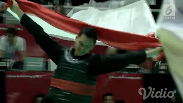 Indonesia kembali menambah koleksi emas pada Asian Games 2018. Aji Bangkit Pamungkas menambah pundi-pundi tuan rumah lewat nomor 85 kg.