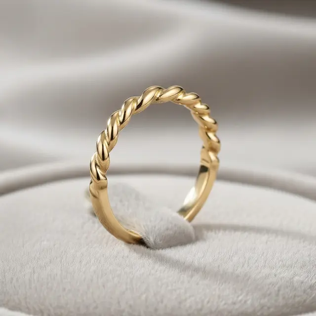 Model Cincin Emas yang Terlihat Simpel