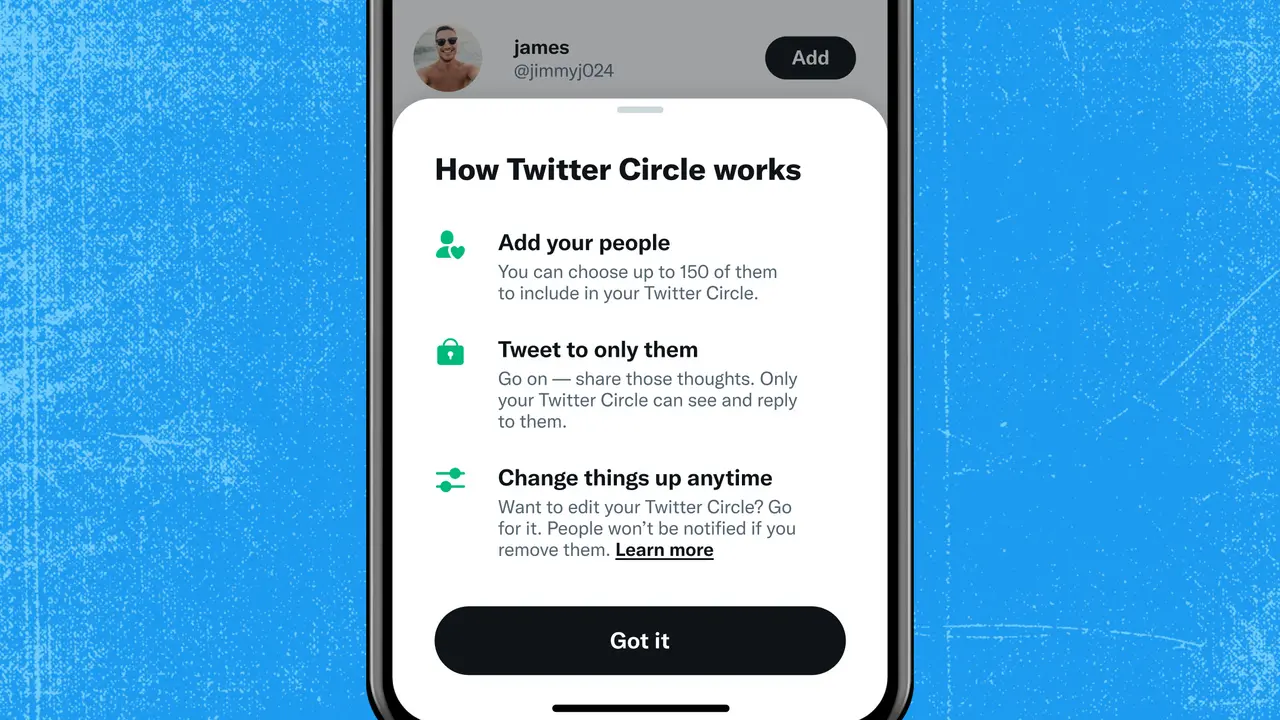 Fitur Twitter Circle (Dok. Twitter)