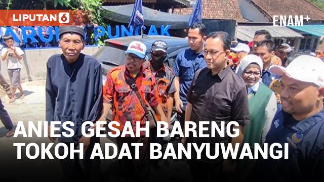 ANIES DATANGI TOKOH-TOKOH ADAT SUKU OSING BANYUWANGI