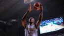 Pemain Tim Future, Lester Prosper melakukan lay up saat laga IBL All Star 2024 melawan Tim Legacy di Britama Arena, Kelapa Gading, Jakarta, Sabtu (27/04/2024). (Bola.com/Bagaskara Lazuardi)