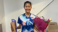 Tunggal putri Indonesia, Putri Kusuma Wardani, menyabet gelar individu pertama pada 2022. Putri berhasil menjuarai turnamen bulutangkis Orleans Masters 2022, Minggu (3/4/2022). (PBSI)