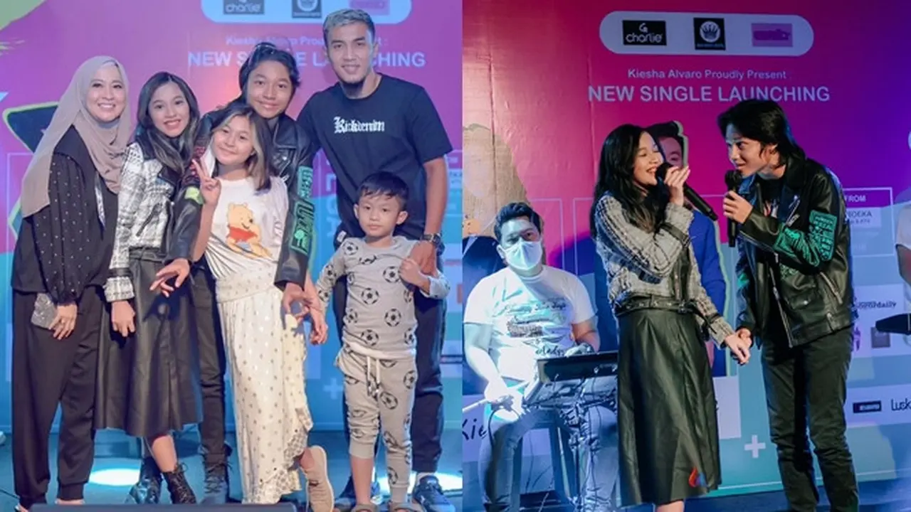 Terjun ke Dunia Tarik Suara, Ini 6 Momen Launching Single Shakiena Adik Kiesha Alvaro