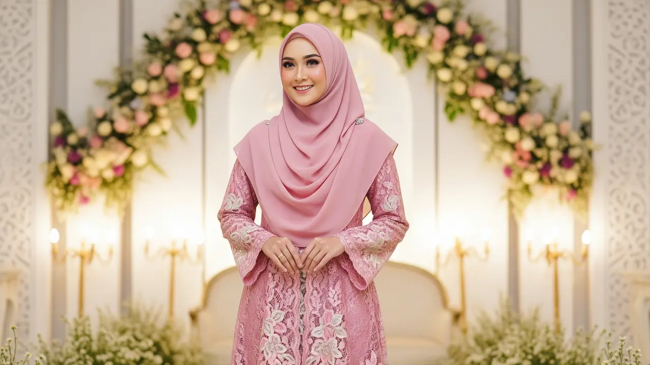Warna Gamis Batik Brokat yang Diprediksi Hits untuk Ramadan 2026