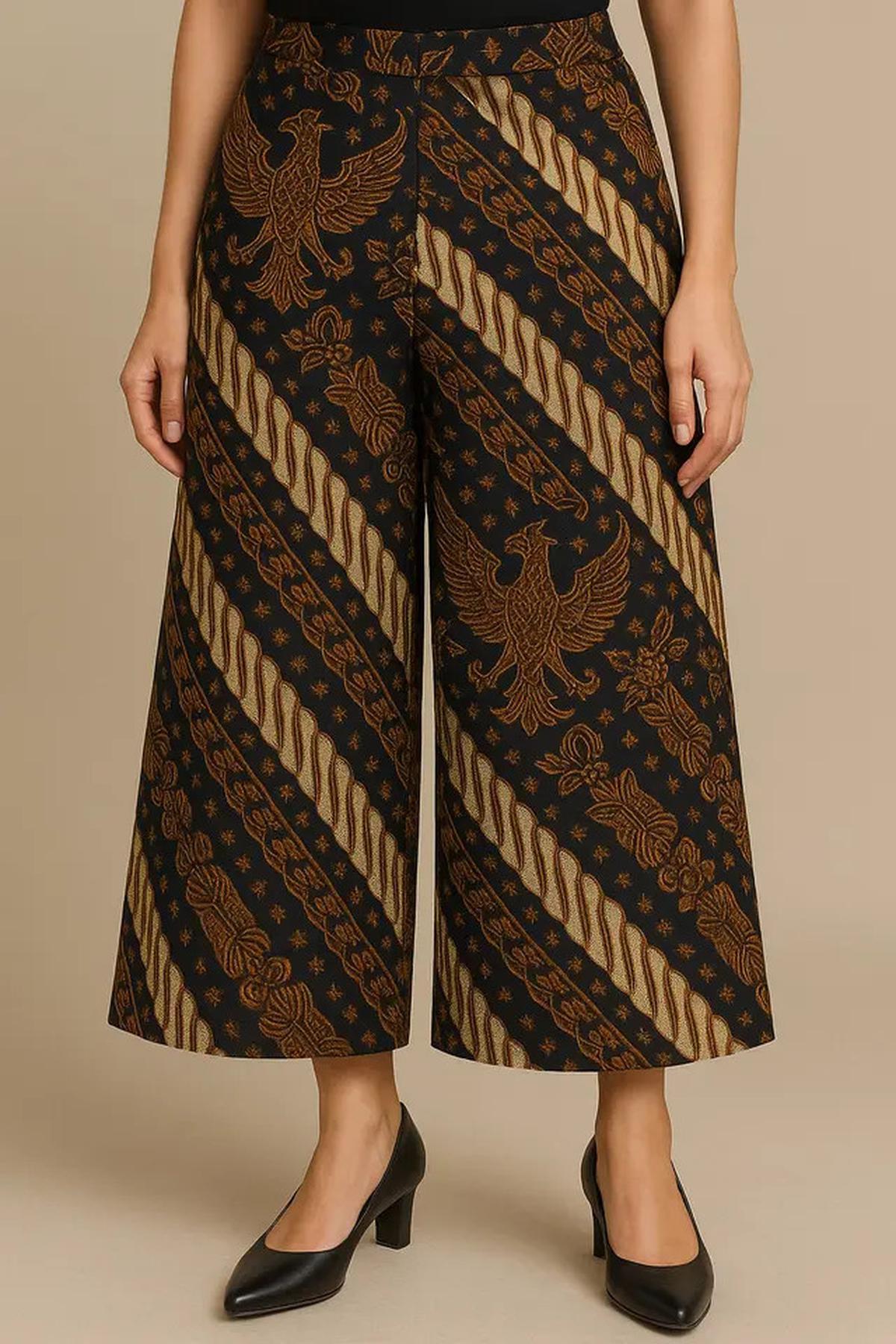 7 Model Kulot Batik Kekinian, Jadi Inspirasi Fashion Masa Kini