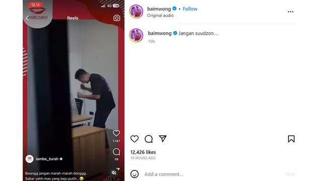 Pindah Lapak Streaming Jualan ke Shopee Live, Baim Wong Viral!