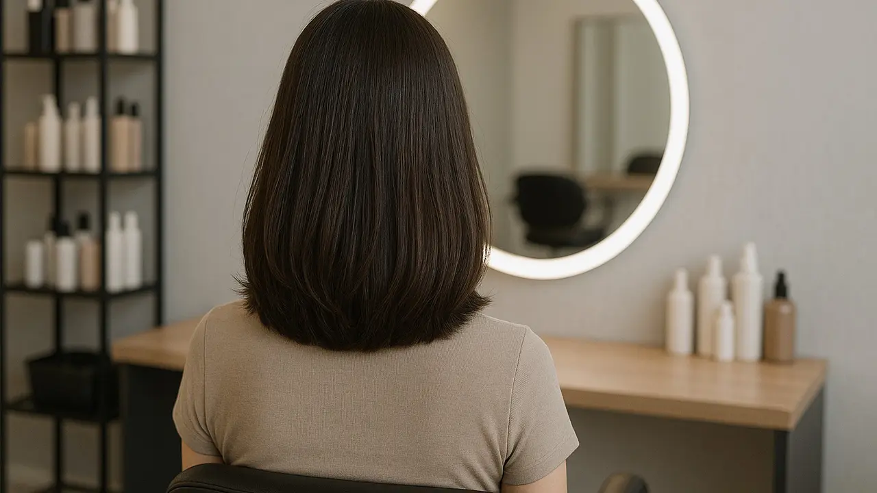 Model Rambut Sebahu Kekinian dari Belakang