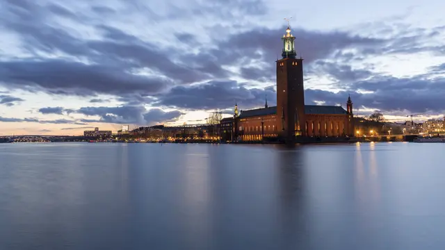Ilustrasi Stockholm City Hall/freepik.com/wirestock