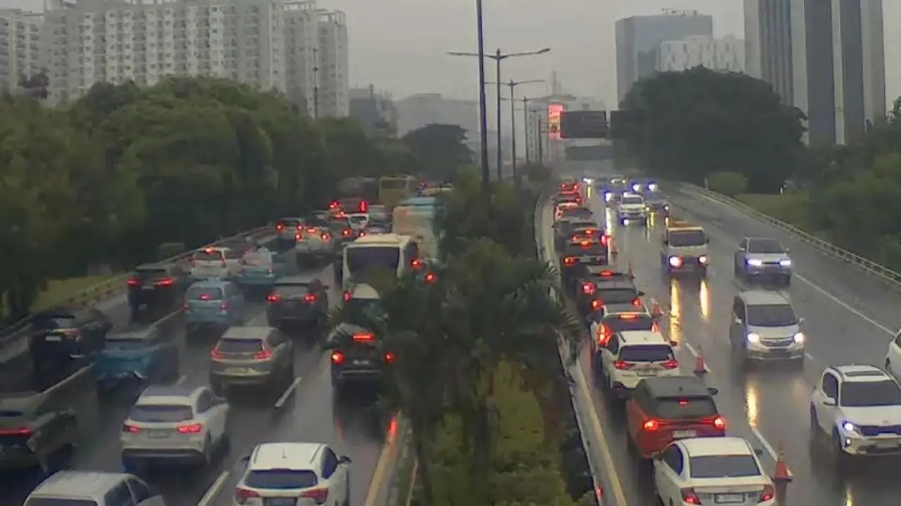 Kondisi Tol Dalam Kota Jakarta/TMC Polda Metro Jaya