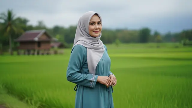 7 Jenis Bahan Gamis yang Nyaman untuk Usia 50 Tahun, Tetap Anggun dan Tidak Gerah