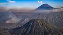 Kawasan Taman Nasional Bromo Tengger Semeru (TNBTS) dari puncak penanjakan 1 di Kabupaten Pasuruan, Jawa Timur, Kamis, 13 Agustus 2026. (AFP/ Juni Kriswanto)