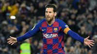 Lionel Messi (112 juta euro) - Lionel Messi merupakan salah satu pemain tersukses hasil akademi Barcelona pada tahun 2001-2004. Pemain berusia 32 tahun ini meraih 6 Ballon d'Or.  (AFP/Lluis Gene)