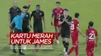 Berita video momen eks pemain Real Madrid, James Rodriguez, diganjar kartu merah di Liga Qatar, Sabtu (30/10/2021) malam hari WIB.