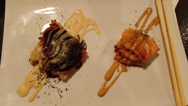 Sebuah menu makanan di restoran di Teppanyaki TEN Bunkamura. (Nila Chisna).