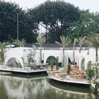 DION, restoran berkonsep ala Santorini dan lakeside dining jadi hidden gem baru di Jakarta. (Dok/DION).