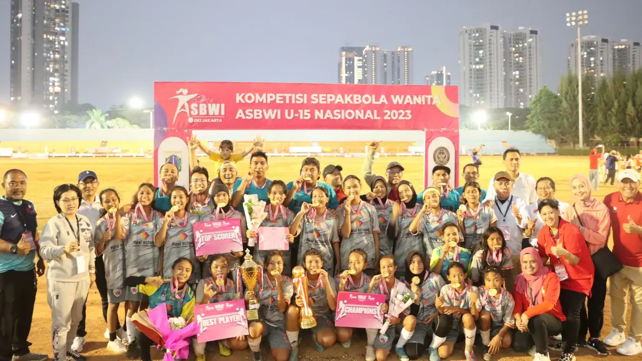 Putri Tangsel menjuarai ASBWI U-15 Nasional 2023.