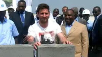 Tapak Tangan Messi di Gabon Hilang Dicuri
