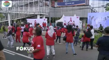 Jelang hari AIDS sedunia, DKT Indonesia kampanyekan #ubahhiduplo di CFD Sudirman, Jakarta.