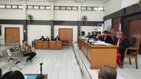 Ahli audit akuisisi perusahaan Erwinta Marius dari Jaksa Penuntut Umum (JPU) Pengadilan Negeri (PN) Palembang, jadi saksi dalam sidang dugaan akuisisi anak perusahaan PT Bukit Asam Tbk (Dok. Humas PT SBS / Nefri Inge)